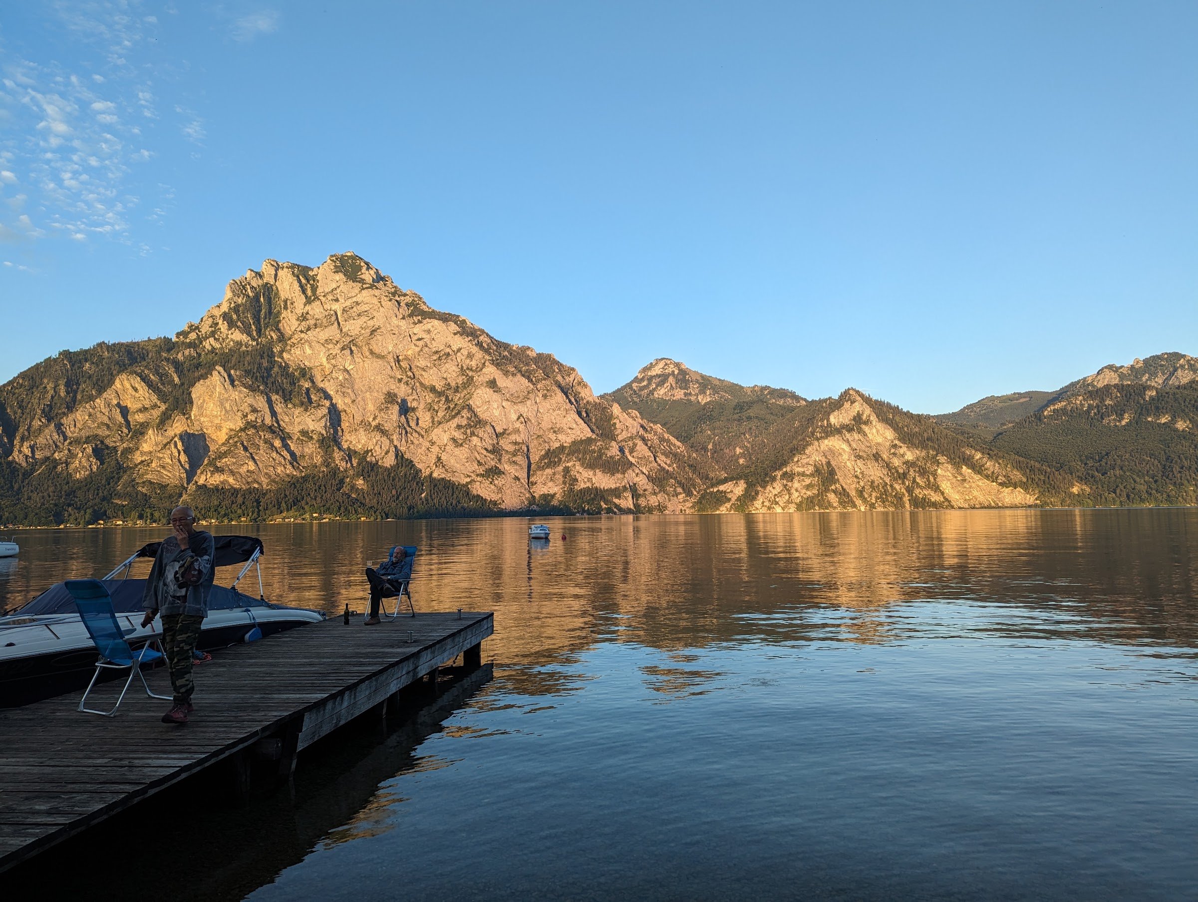 Strand - Camping Traunkirchen (Traunsee lakeside campsite)